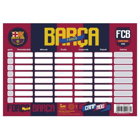 Plan Lekcji Astra A5 FC Barcelona